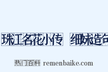 珠江名花小传·细妹造句是什么意思的图片
